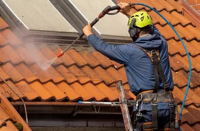 Démoussage et hydrofuge de toiture à Esplas